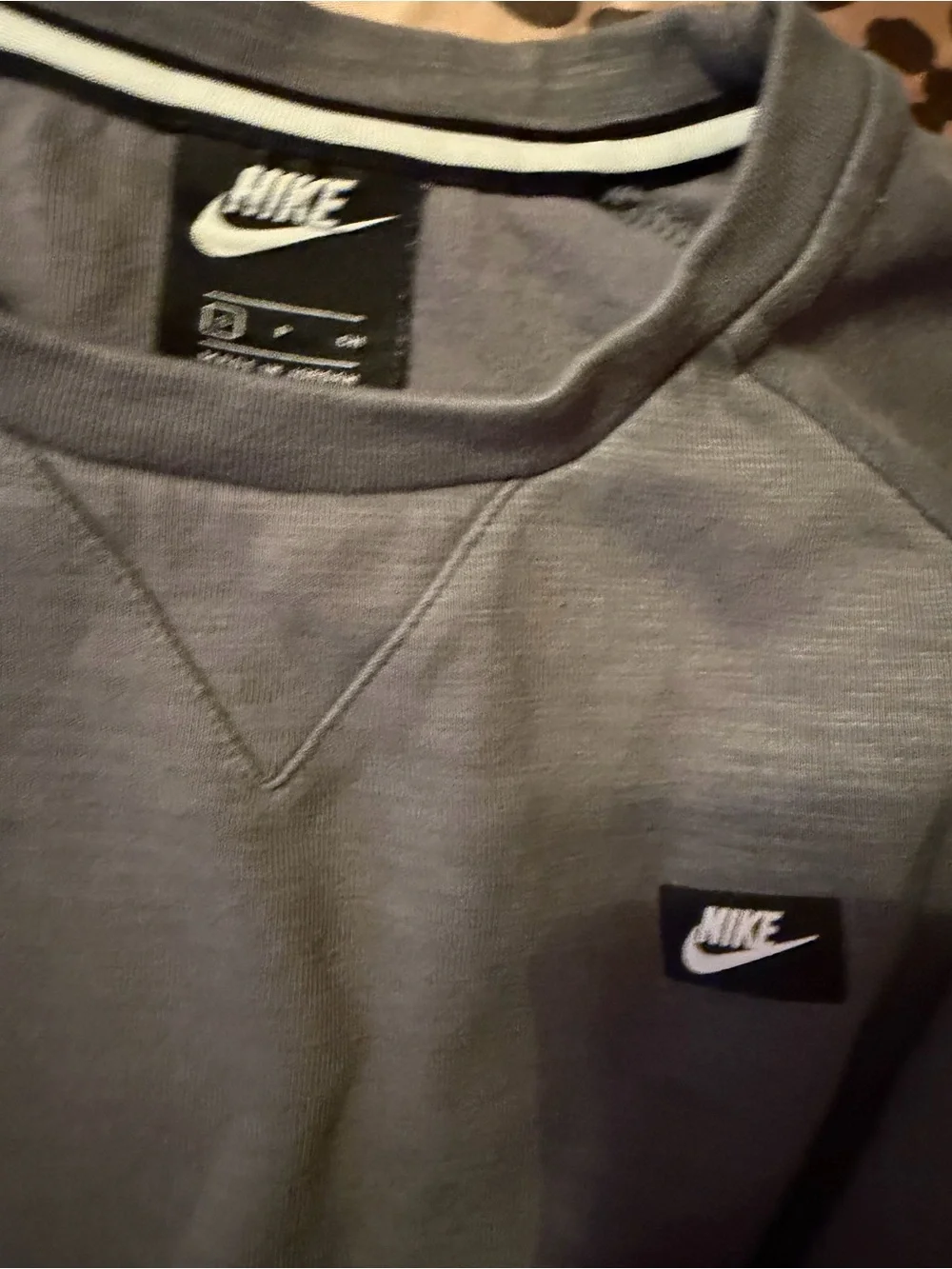 Nike crewneck charcoal